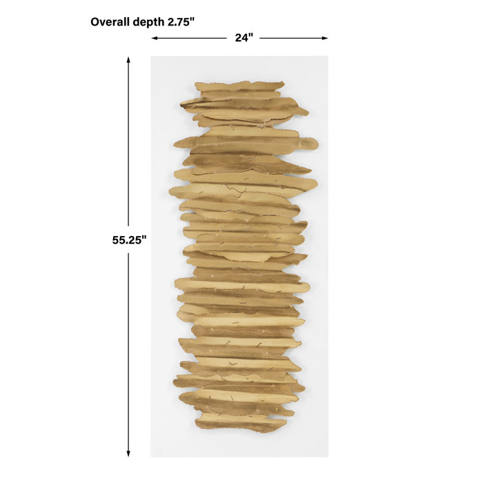 Uttermost Lev Glam Abstract Wall Decor on Metal & Reviews Wayfair